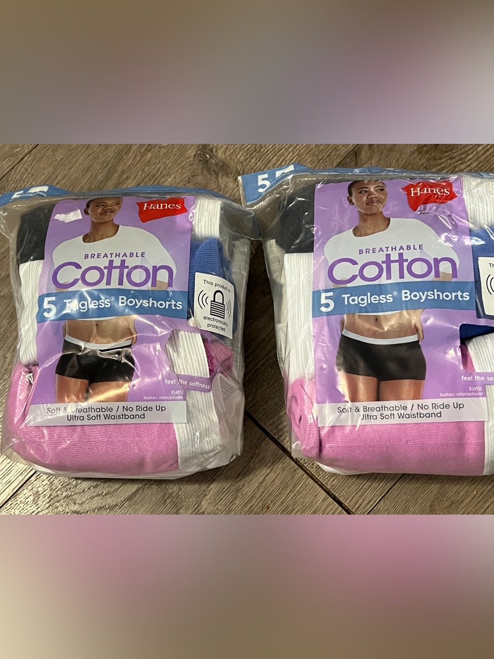 10 Pairs Hanes Cotton  Boyshorts Size 8/XL New